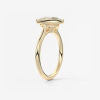 IGI-Zertifizierter CVD HPHT 14k 18k Massivgold Labor-Gezüchteter Diamant-Verlobungsring für Damen 2ct 3ct VVS Schmuck nach Maß
