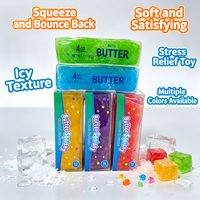 Bâton de beurre réaliste à presser et à façonner, effet slushy et moelleux