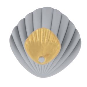 Cepillo de pelo de silicona con logotipo personalizado, cepillos de baño con forma de carcasa, esponjas, depuradores para limpieza del cuero cabelludo, masaje corporal - Product Image 5