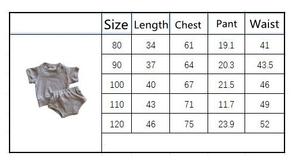 Conjunto de Ropa Infantil de 2 Piezas, a la Moda, Personalizado, Unisex, de Manga Corta, Color Sólido, para Verano - Product Image 3