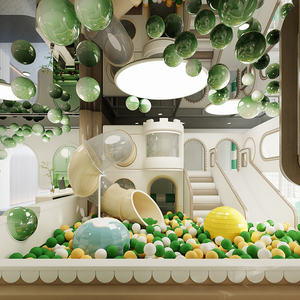 ملعب داخلي آمن وصديق للأطفال رائج البيع للمقاهي ودور الحضانة، ملعب داخلي ممتع لمرحلة ما قبل المدرسة من الشركة المصنعة - Product Image 1