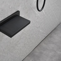 Mitigeur de douche mural encastré en laiton, avec mitigeur simple poignée, cartouche céramique, jet doux, eau chaude/froide, pour salle de bain de luxe