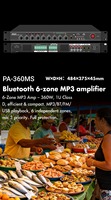 Toptan Açık Hava PA Hoparlör Sistemi Su Geçirmez Kolon Hoparlör Bluetooth Mikser Amfi Ticari Gıda Pazarı