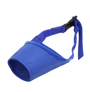 Kingtale poliéster perro <span class=keywords><strong>bozal</strong></span> boca cubierta ajustable suave <span class=keywords><strong>acolchado</strong></span> Ajuste rápido cómodo Anti mordida entrenamiento mascota <span class=keywords><strong>bozal</strong></span> - Product Image 1