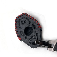 Porte-clés en cuir porte-clés porte-clés pour Bmw E46 E53 X5 X3 E83 X3 E39 série 7 5 3 330i accessoires couverture de clé de voiture