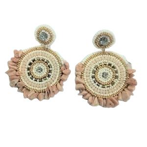 Pendientes de borla con cuentas de resina acrílica y lucita, estilo bohemio, hechos a mano, de alta calidad, para mujer - Boda (Venta al por mayor, nuevo estilo) - Product Image 1