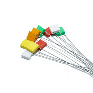 Sello de <span class=keywords><strong>Cable</strong></span> de Doble Bloqueo HS-CS3013 con <span class=keywords><strong>Cable</strong></span> de Acero de Alta Seguridad de 2000N para Contenedores de Envío, Remolques y Camiones - Product Image 1