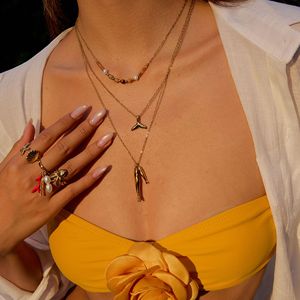 Collar con Colgante de Piscis, Chapado en Oro de 18K, Acero Inoxidable, Forma de Animal, Joyería Unisex para Uso Diario - Product Image 2