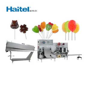 HTL-TE600B Lollipop production line lollipop forming and wrapping machine made various shapes lollipop