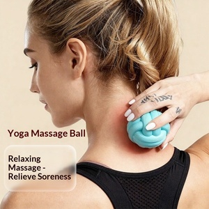 Pelota de Masaje Fascial para Yoga, Ejercicio en Casa, Alta Elasticidad, Puntos de Acupuntura en Todo el Cuerpo, Relajación Cervical, de Piernas y Columna Vertebral JMQ-1 - Product Image 1