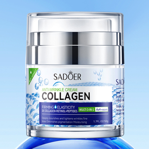 Crema Contorno de Ojos Antiarrugas Hidratante con Colágeno SADOER, Crema para el Cuello con Vitamina C, Hidrata, Rejuvenece y Blanquea la Piel - Product Image 2