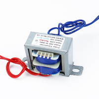 Transformateur de puissance EI 2W personnalisé 220V/380V/110V vers 9V/12V/15V/18V/24V/110V 2VA, double sortie de tension audio, isolation en cuivre