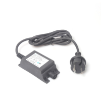Adaptateur d'alimentation de bureau étanche en ABS 12V DC pour extérieur