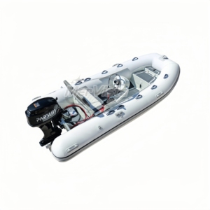 Barco de Aleación de Aluminio de 390 cm, Color Blanco, con Motor Fuera de Borda, Certificado CE, <span class=keywords><strong>para</strong></span> Máxima Diversión y Emoción - Product Image 5