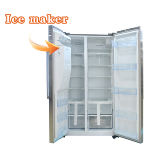 Réfrigérateur à portes françaises 535L avec refroidissement par air, distributeur de glace, fonction No Frost, en plastique, pour usage domestique, grande capacité - Product Image 2