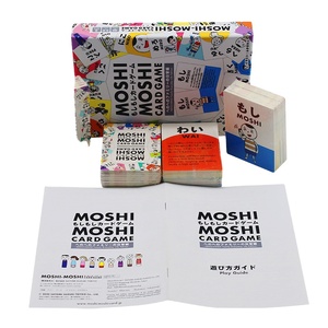 Oem in ấn khách hàng sở hữu tác phẩm nghệ thuật thông minh Thẻ chơi màu xanh/đen lõi giấy kinh doanh thẻ in Trò chơi thẻ Maker - Product Image 4