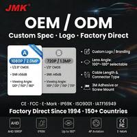 JMK OEM ODM Groothandel IP69K Waterdichte AHD 1080P Verborgen Kentekenplaat Achteruitrijcamera voor Truck Bus Auto