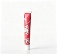 Mini tube souple en aluminium et plastique avec bouchon à vis standard pour colle à bulles, échantillons cosmétiques, emballage personnalisé, impression couleur intégrale