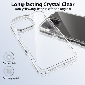 Anti-Scratch rõ ràng trường hợp điện thoại cho iPhone 16 Pro Max trường hợp trong suốt điện thoại di động trường hợp chống sốc điện thoại di động Trường hợp bìa - Product Image 4