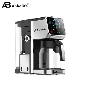 Machine à <span class=keywords><strong>café</strong></span> électrique automatique 110V 240V avec fonction cafetière pour la préparation <span class=keywords><strong>de</strong></span> <span class=keywords><strong>café</strong></span> américain et <span class=keywords><strong>de</strong></span> thé au lait, usage domestique - Product Image 1