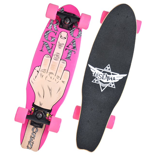 Wholesale 28 Inch Design Your Own Maple Cruiser Board Fish Skateboard