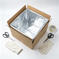 Sachet à fond carré en aluminium et PET avec fermeture éclair, doublure anti-humidité et soufflet latéral pour thé, salades, aliments pour bébés, aliments pour animaux et autres produits secs