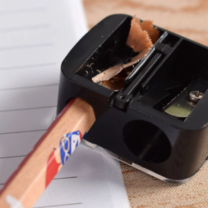 Peruncing Pensil 2 Lubang Bentuk Bulat, Peruncing Pensil Alis Murah 1 Buah - Product Image 4