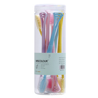 Brosse à dents et gratte-langue double effet en silicone à poils souples pour adulte