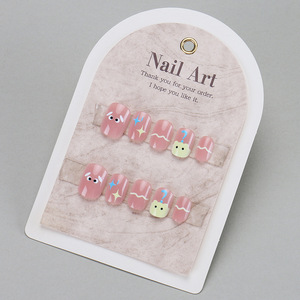 Uñas Hechas a Mano Pintadas a Mano Dibujos Animados Degradado Temperamento Espejo Mágico Polvo Arte de Alta Gama Usable Blanqueamiento Pegatinas de Uñas - Product Image 3