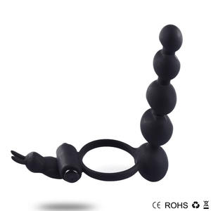 Vibration Lock Cock Ring Anale Kralen Voor Mannen En Vrouwen Met G-Spot Passie Volwassen Seksspeeltjes - Product Image 2