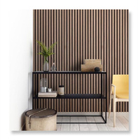 Panneau mural et de plafond extérieur moderne en WPC ignifuge, composite bois-plastique, idéal pour la décoration extérieure, motif géométrique, prix bas