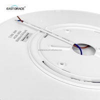 Plafonnier LED Rond et Fin à Intensité Variable Tricolore IP54, Lumières d'Intérieur Modernes pour Chambre et Cuisine