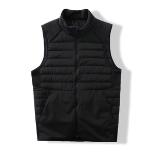 Wholesale custom logo neutral <b>white</b> duck down <b>vest</b> waterproof and wear-resistant warm body stand collar winter jacket - Product Image 5