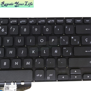 SP สเปนไม่มีคีย์บอร์ดแบ็คไลท์สำหรับ Asus VivoBook Flip14 <span class=keywords><strong>TP412U</strong></span> TP412UA HQ21011606000คีย์บอร์ด ASM18A6610-H18 - Product Image 3