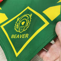 Écharpes de scout personnalisées, foulards d'extérieur en polyester et coton, écharpes pour scouts avec logo