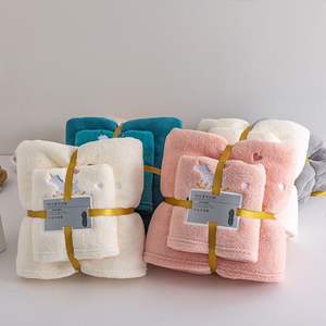 La nouvelle serviette de bain Super sèche, épaisse, absorbante, sèche rapidement, avec logo personnalisé, en molleton de corail, pour salle de bain, hôtel, ensemble de serviettes de ménage - Product Image 3