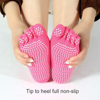Chaussettes rembourrées à prise personnalisée pour femmes Yoga Pilates Chaussettes de ballet