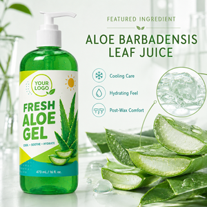 Gel Profesional para el Cuidado Posterior a la Depilación, Calma la Irritación de la Piel por Afeitado, Hidratación con Aloe, Piernas, Brazos, Axilas, Gel para el Cuidado Posterior a la Depilación con Aloe - Product Image 3