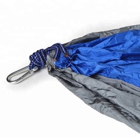 Hamac en nylon parachute 210T et hamac de plage confortable de grande taille pour l'extérieur, balançoires de patio, accessoires de voyage, hamac de camping