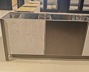 Tấm ốp tường kim loại trang trí văn phòng kiểu mô-đun, veneer gỗ, ốp tường nội thất, trang trí nội thất cho văn phòng, bệnh viện, khách sạn, phòng tập thể dục - Product Image 2