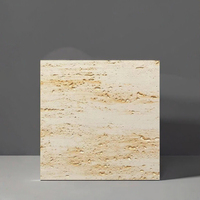 Nouveau matériau écologique Panneaux de placage en pierre de marbre blanc doré Revêtement mural flexible léger et fin Vanity Top Big Slab