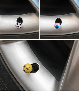 Nhà máy trực tiếp xe phổ van cap cá nhân lốp van cap sửa đổi biểu hiện hình cầu lốp Bìa van cap - Product Image 6