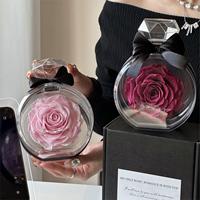 Produit phare pour la Saint-Valentin et Thanksgiving : Roses éternelles romantiques dans un flacon de parfum, cadeau de mariage