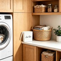 Corbeille à charpie magnétique avec couvercle pour buanderie, support en plastique pour charpie de sèche-linge, bac de rangement pour linge, boîte de rangement décorative