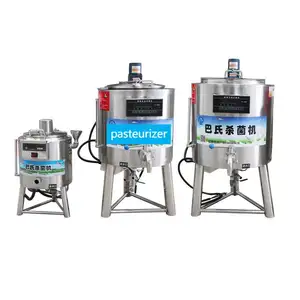 Máquina pasteurizadora de leche de pasteurización de 10L 500L, máquina de desinfección comercial de esterilización automática