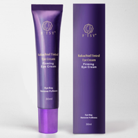 Crème contour des yeux pour les soins de la peau végétaliens de marque privée crème contour des yeux anti-rides au bakuchiol teinté à la vitamine A