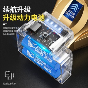 SMILING SHARK ไฟหน้าแบบโฟกัสคงที่ ความสว่างสูง ระยะ 100-200 ม. LED สำหรับการเดินป่ากลางแจ้ง การลาดตระเวน การทำงาน - Product Image 3