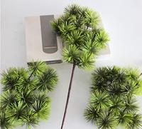 Mini Plante Artificielle d'Intérieur/Extérieur en Aiguilles de Pin Tropicales, Écologique, Toucher Naturel, Nouveauté 2026, Décoration Mignonne pour Étagère