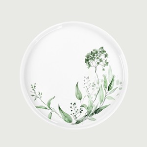 Service de table moderne en céramique et porcelaine <span class=keywords><strong>verte</strong></span> Meadow, vaisselle en porcelaine fine avec un style floral naturel pour la table à la maison - Product Image 2