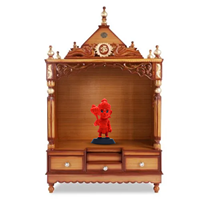 Idole de Hanuman peinte à la main, décorations spirituelles pour la maison, le temple, le bureau, le tableau de bord de la voiture et artisanat en résine